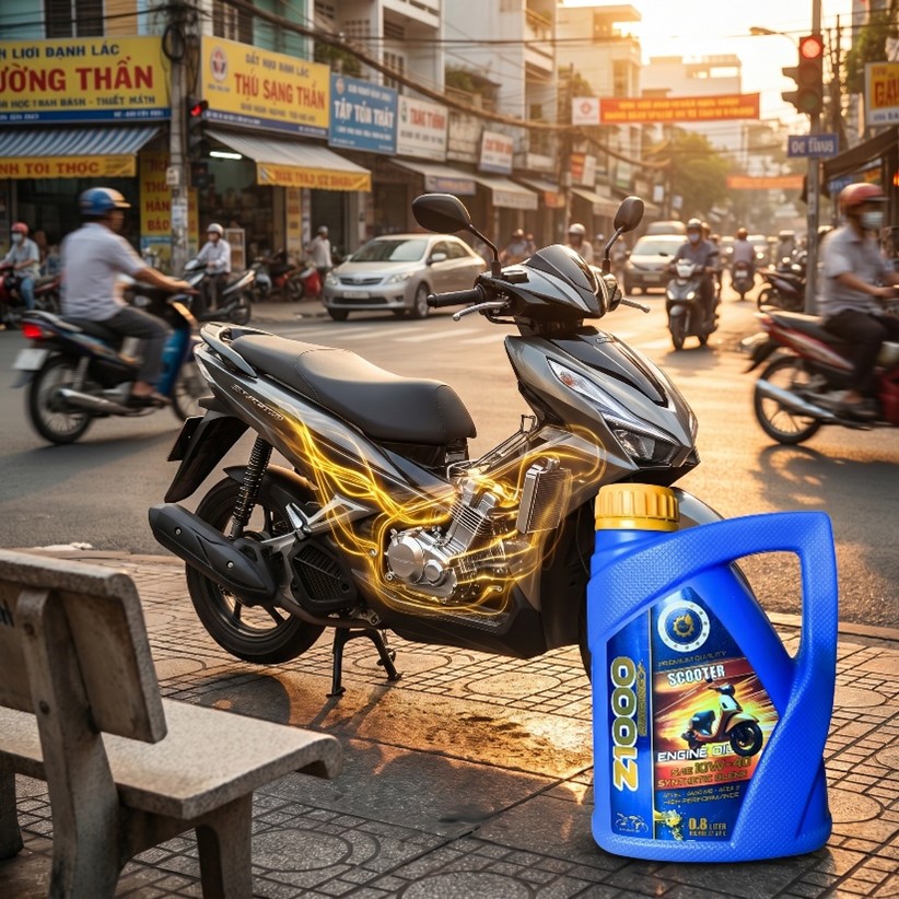 DẦU NHỚT CHUYÊN DỤNG QUAN TRỌNG THẾ NÀO VỚI XE TAY GA 
