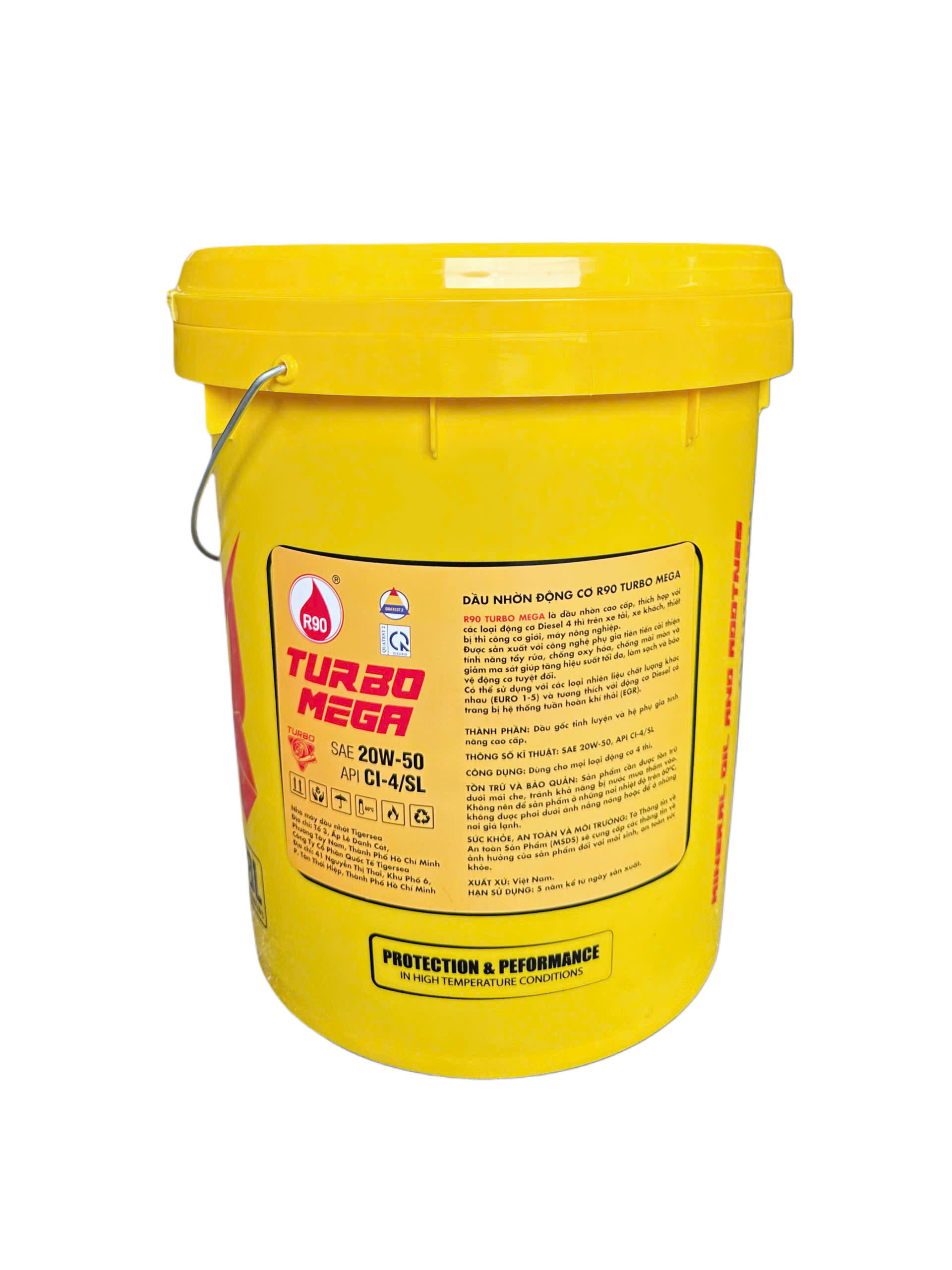 TURBO MEGA SAE 20W-50 API CI4 SL